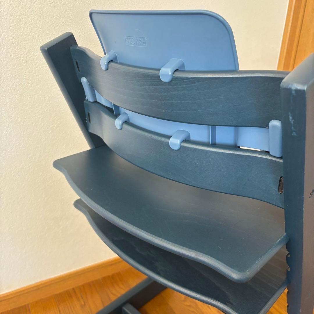 ストッケ トリップ トラップ ベビーチェア+ベビーセット ミッドナイト