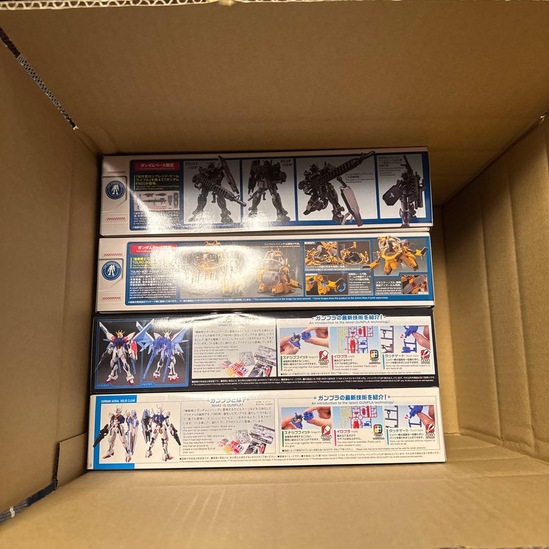 ガンプラまとめ売り（FSD、トロハチ、C賞エアリアル、E賞ビルスト