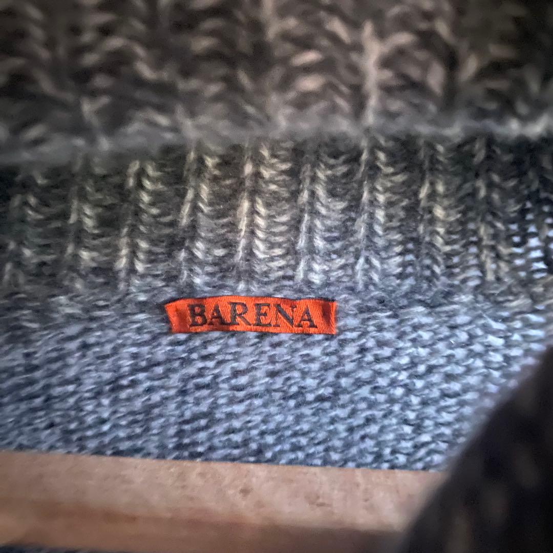 BARENA カシミア メランジ タートルネックニット グレー XL - メルカリ