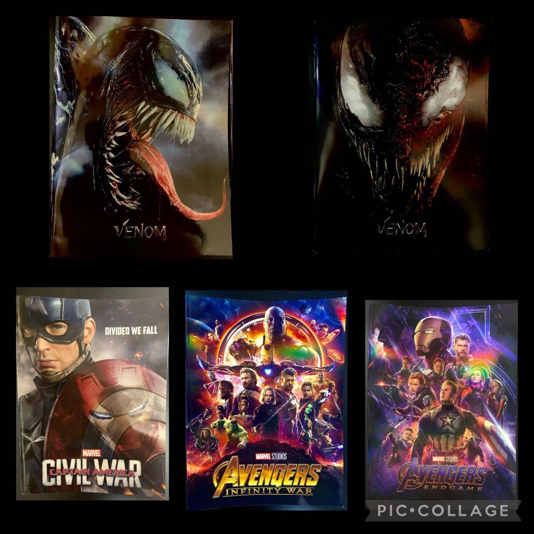 スパイダーマン登場全作品パンフレット14冊ステッカー付き、特装版2