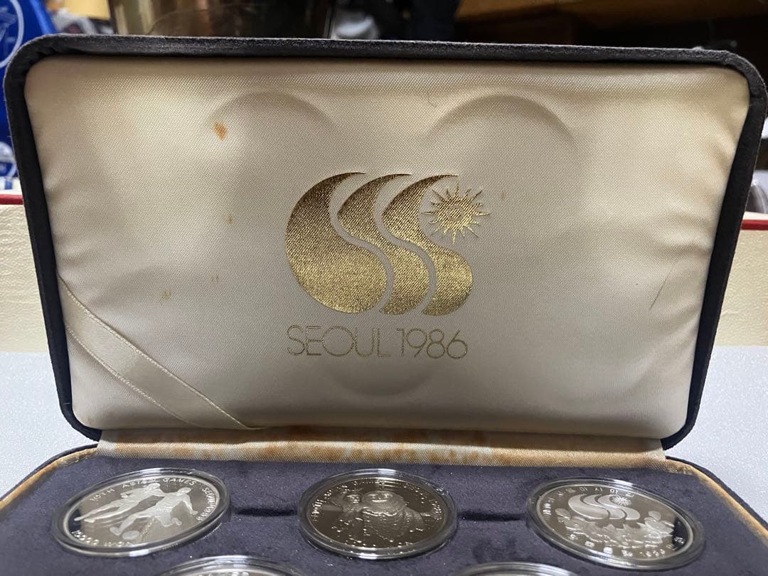 1986年ソウルアジア大会 銀メダル5枚セット Seoul 1986 - メルカリ
