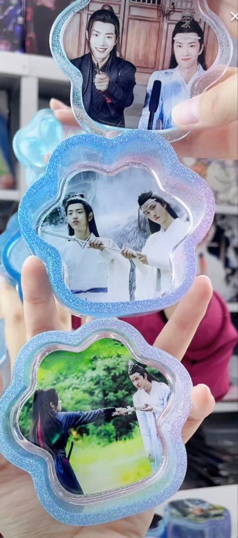 肖戦 王一博 二層構造の猫の肉球レジン収納ボックス❣️3セット