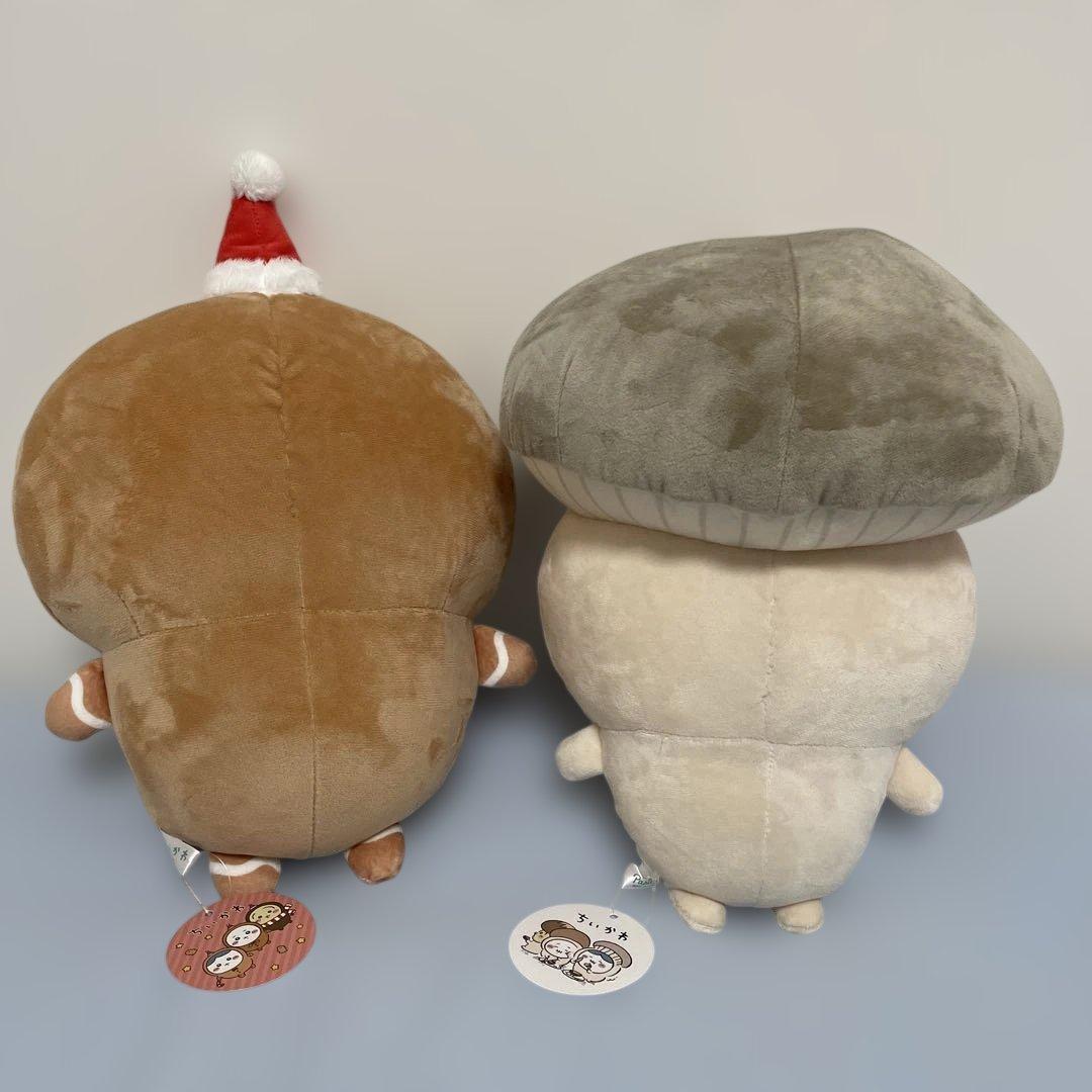 ちいかわ ジンジャーマン ぬいぐるみ ブランケット 低反発クッション