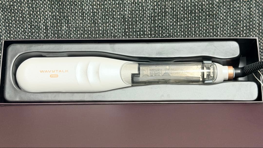 wavy talk スチームストレートブラシ ホワイト - メルカリ