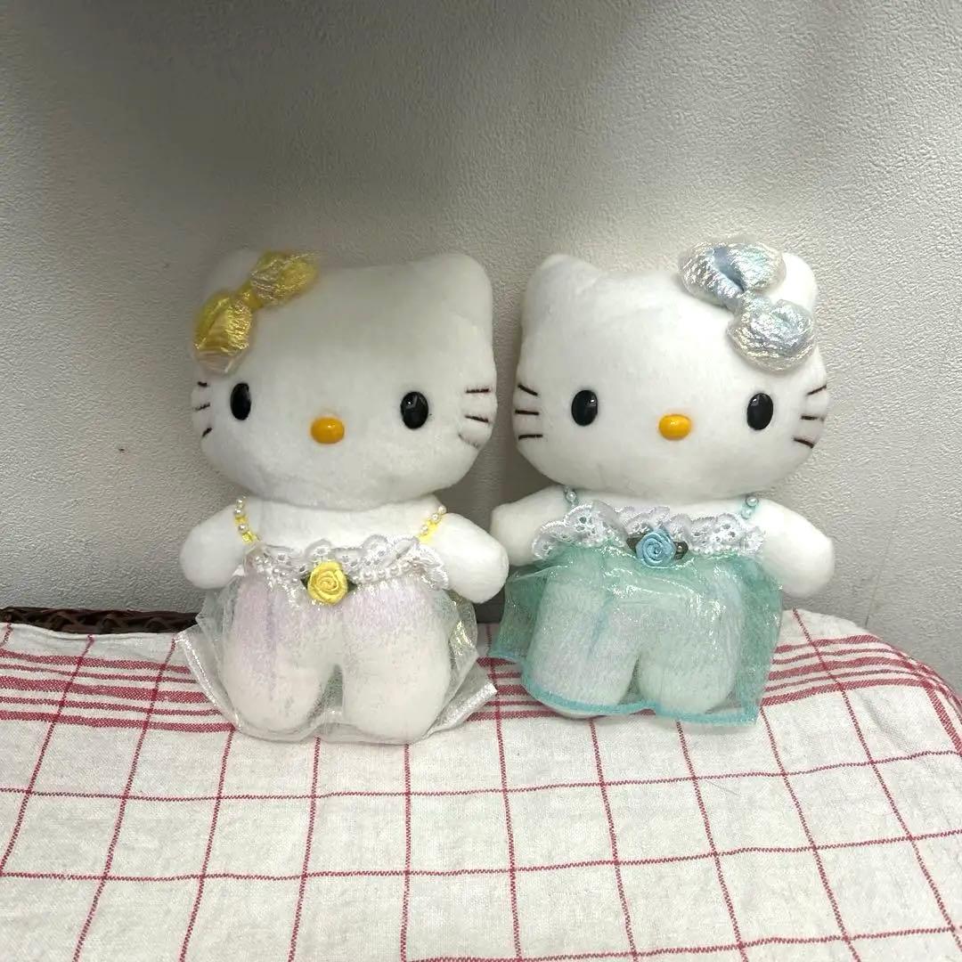 レトロ］ハローキティ ミミィ ぬいぐるみ オーロラドレス - メルカリ