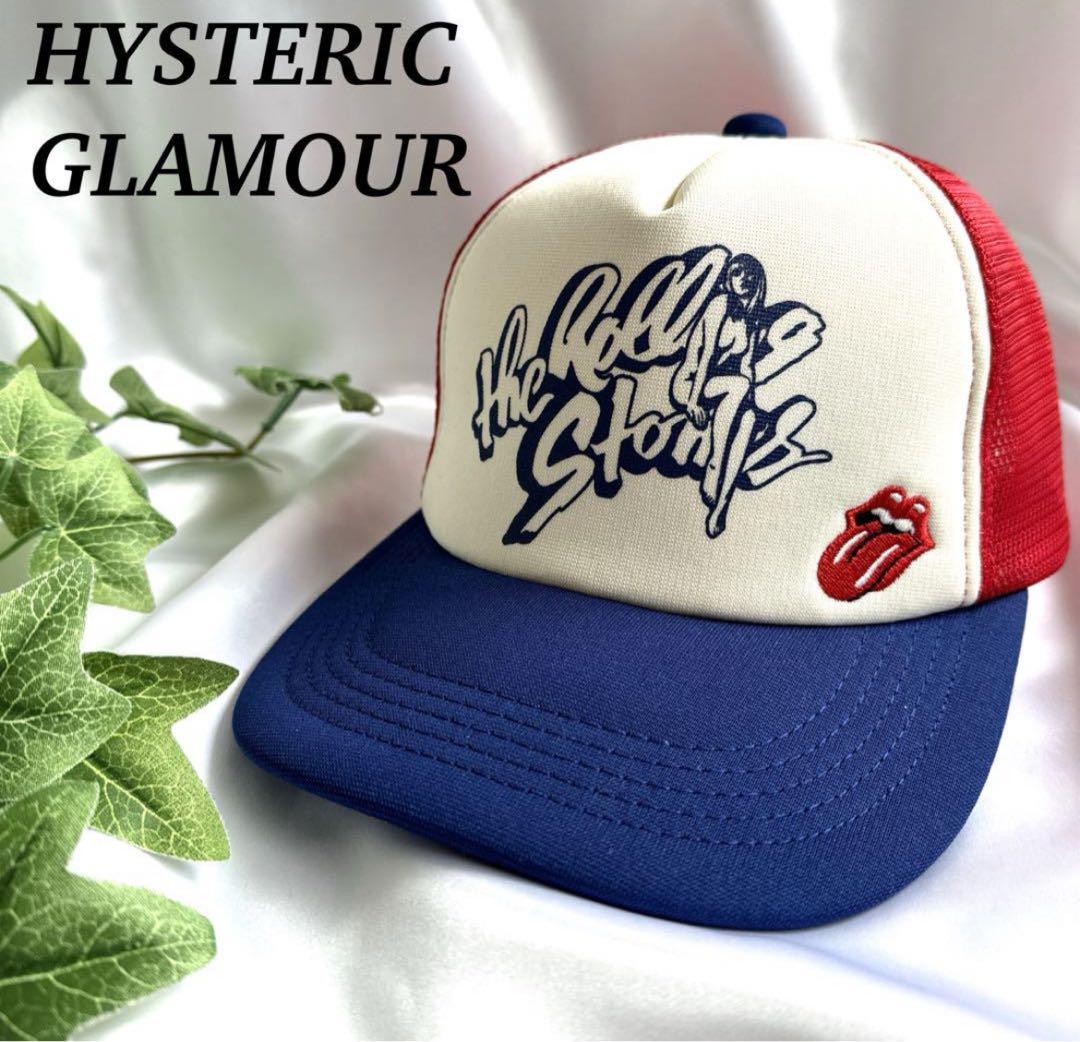 ヒステリックグラマー×ザ・ローリング・ストーンズ メッシュキャップ