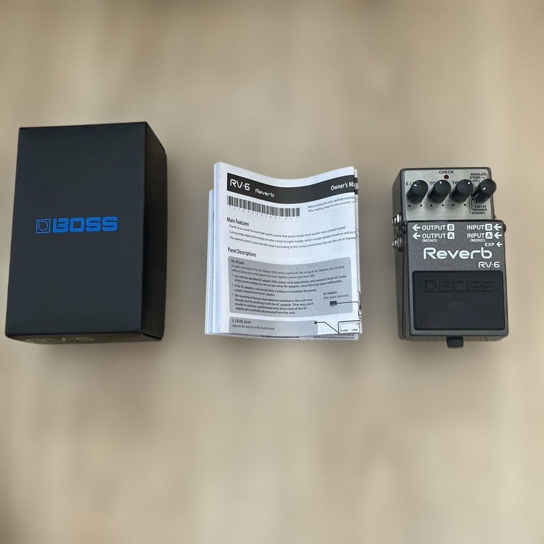 ギター用エフェクター　リバーブ　BOSS Reverb RV-6 ケース付き BOSS RV-6 Reverb リバーブ エフェクター ボス RV6 | 島村楽器