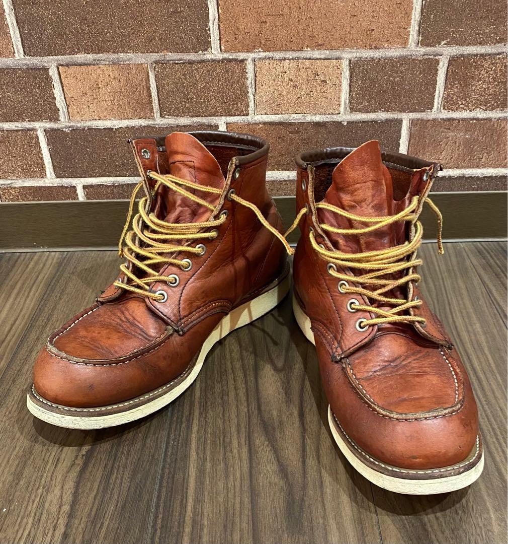 Red Wing 875 犬タグ 10E 旧犬タグ 赤茶色 アイリッシュセッター