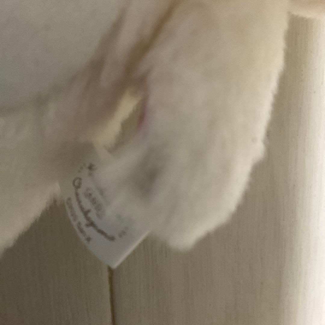 コリラックマSan-X白いふわふわ素材白いクマの子肉球刺繍コリゴグ