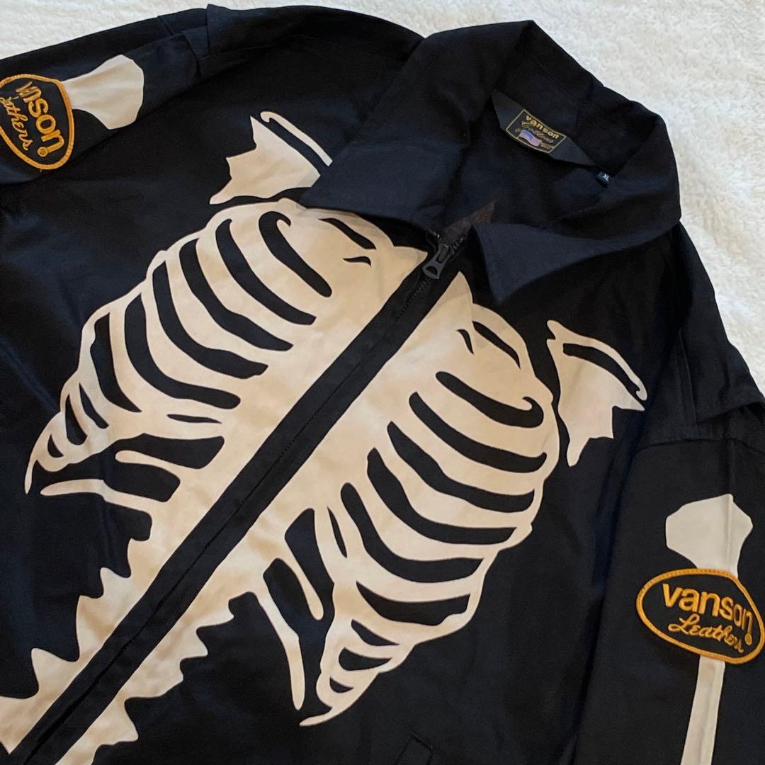 VANSON VANSON オールインワン つなぎ ヒューマンボーン スケルトン