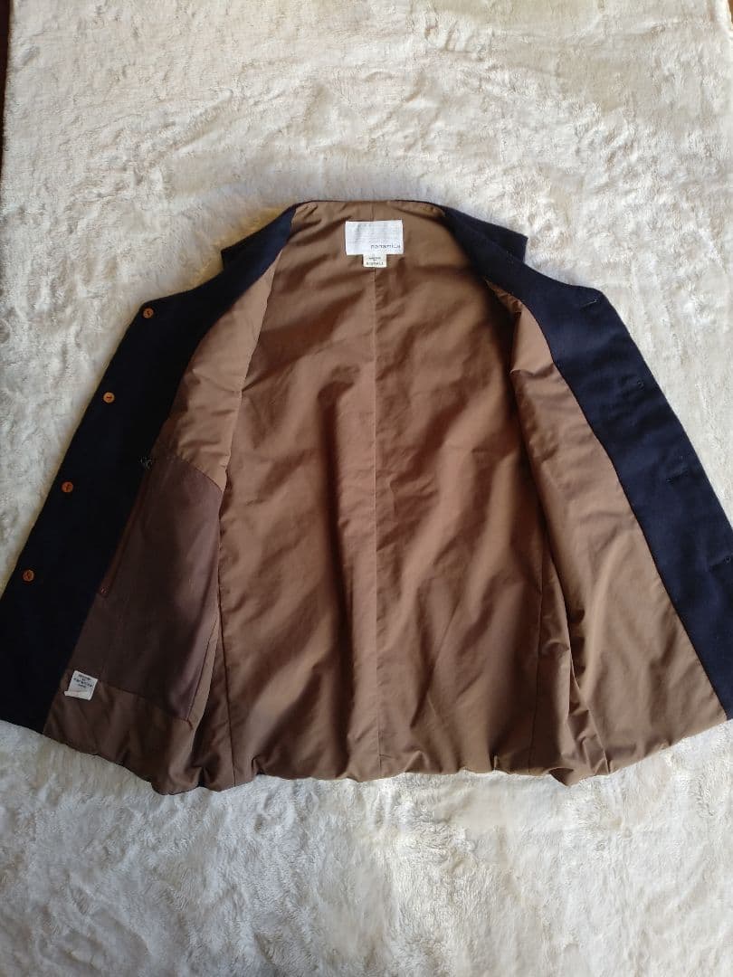 ナナミカ プリマロフト ウールベスト sizeXS ネイビー オンオフ着用可