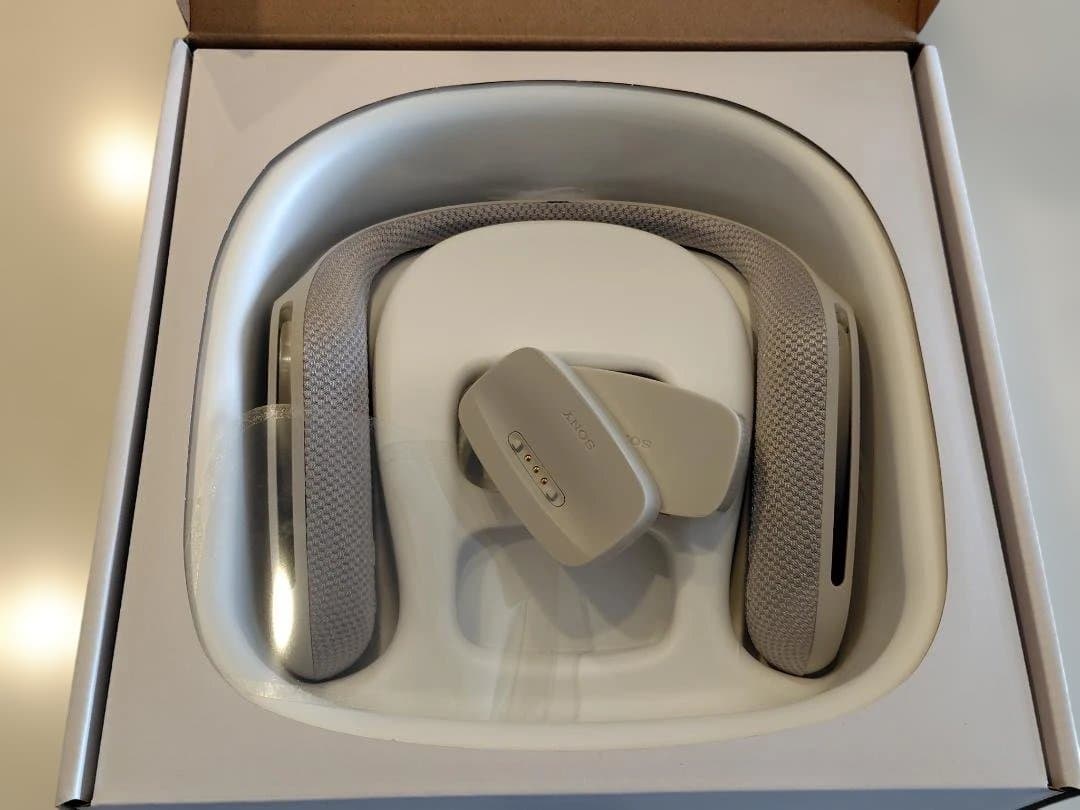 新品未使用）SONY SRS-WS1 ネックスピーカー ホワイト - メルカリ