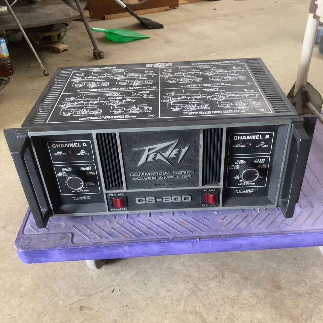 PEAVEY CS-800 ステレオパワーアンプ ピーヴィー アンプ 240W PEAVEY CS-800 ステレオパワーアンプ ピーヴィー アンプ 240W 楽器・機材
