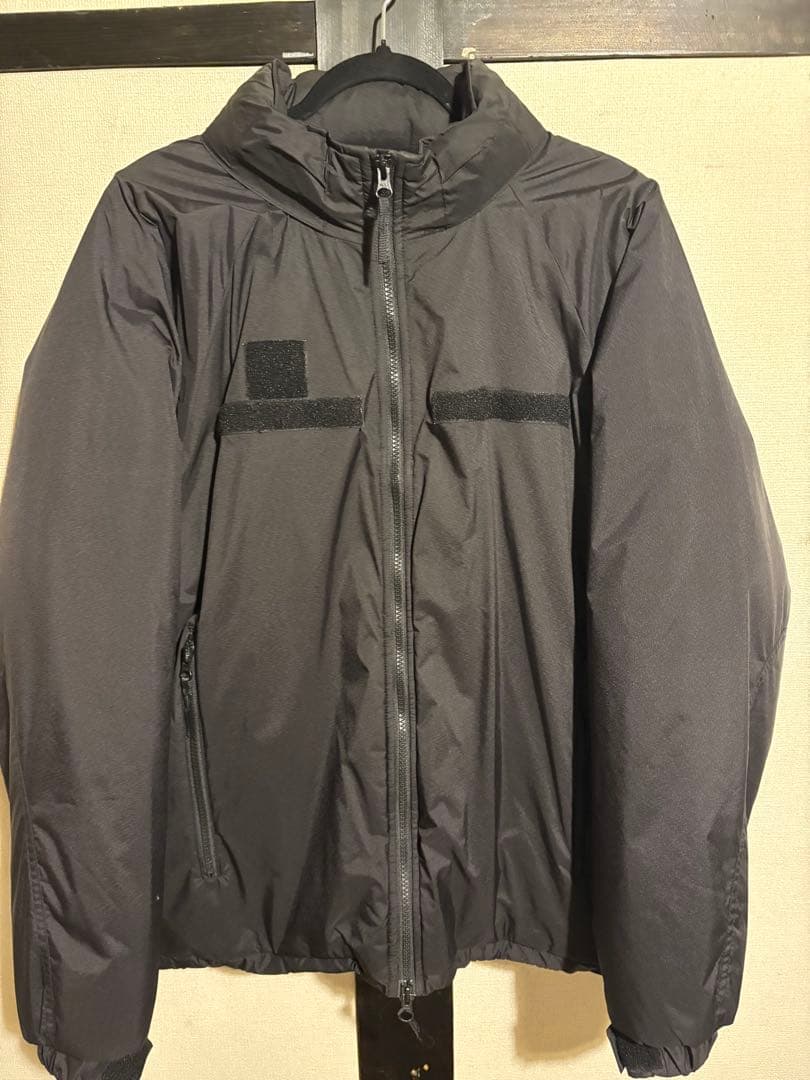 ジャケット・アウター BAF Level7 small-Regular BLACK BAF社 ECWCS GEN3 LEVEL7 TYPE PRIMALOFT JACKET ベルクロ付き BLACK