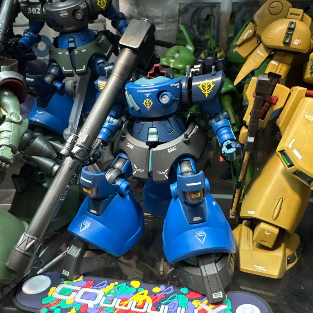 HG リックドム　シャリアブル　塗装完成品　ガンプラ　ジークアクス 背後には赤いガンダムの姿も！ジークアクスよりHGガンプラ「シャリア