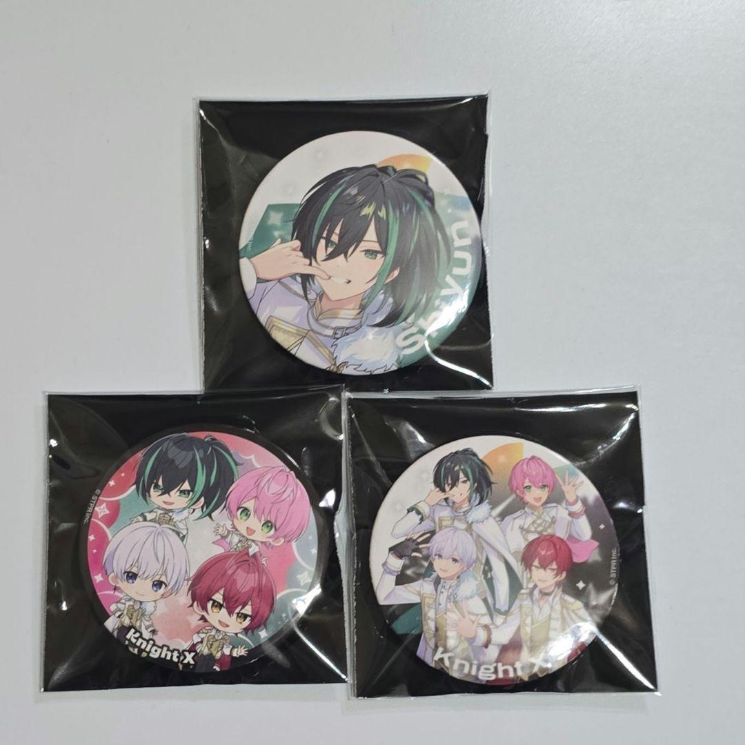 すとふぇす しゆんくん 全員集合 缶バッジ 3個セット シクレ 騎士X
