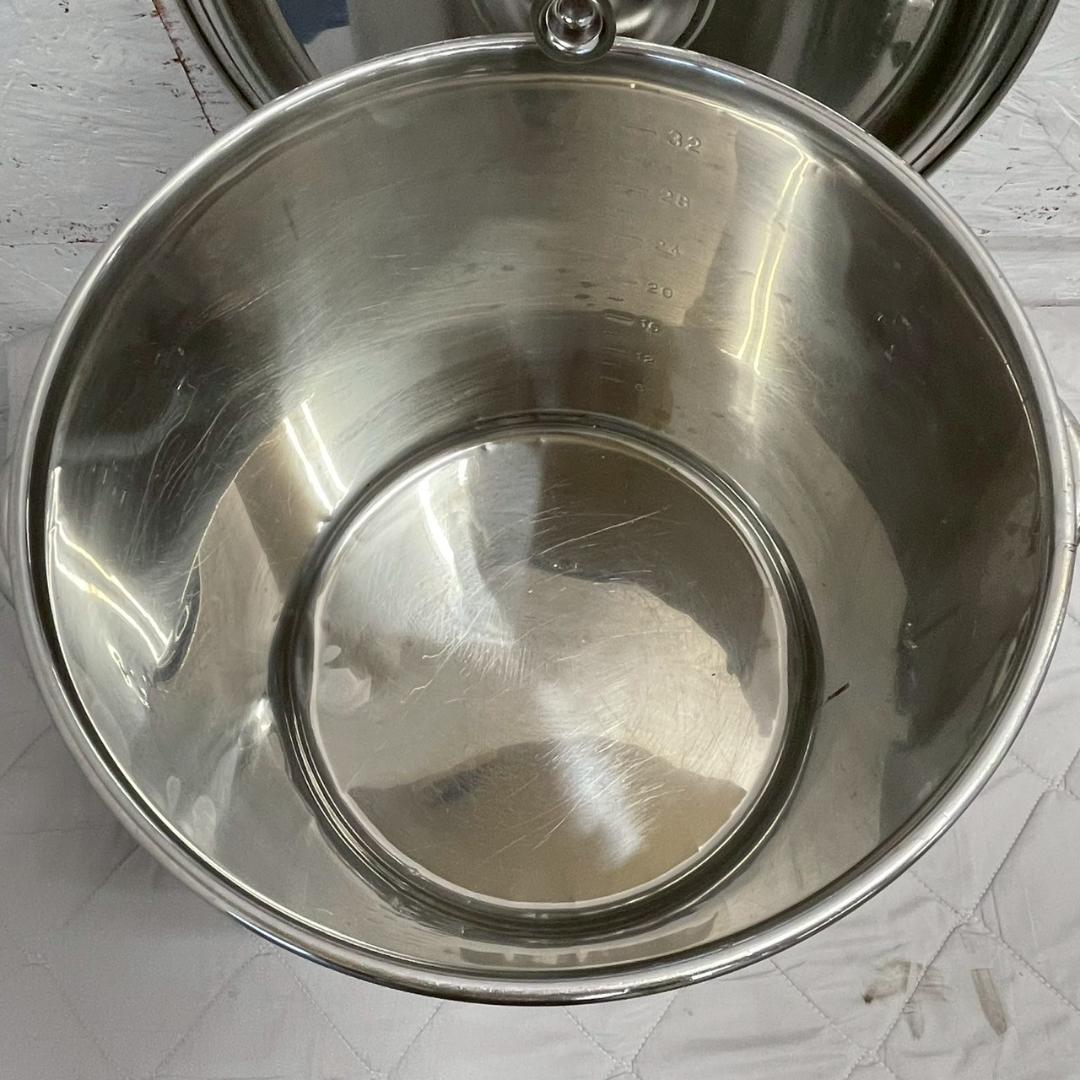 EBM】 ステンレス製 寸胴鍋 両手鍋 ステンレス鍋 厨房 A0482