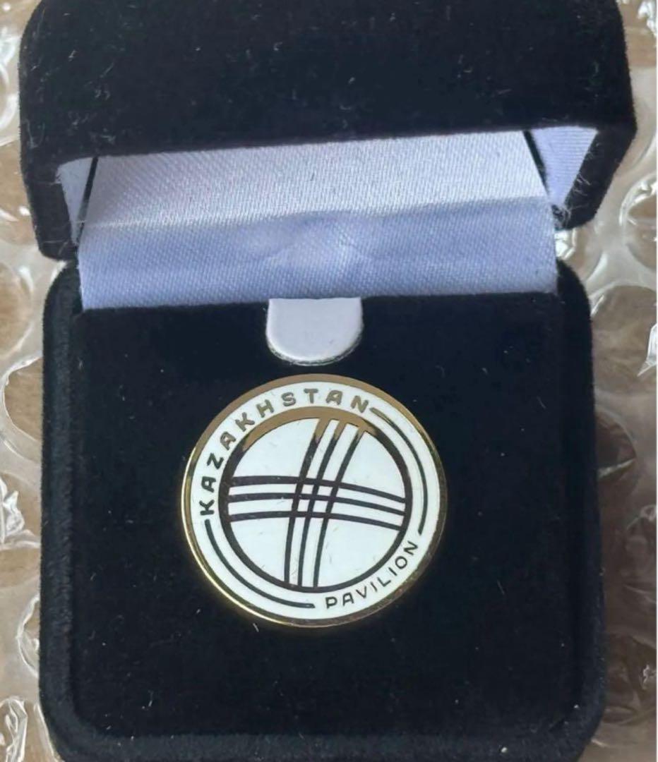 激レア　カザフスタン　大阪・関西万博　スタッフ関係者専用　ピンバッジ　ラスト在庫 激レア シークレット 当たり 万博 イタリア館 入館限定 パビリオン