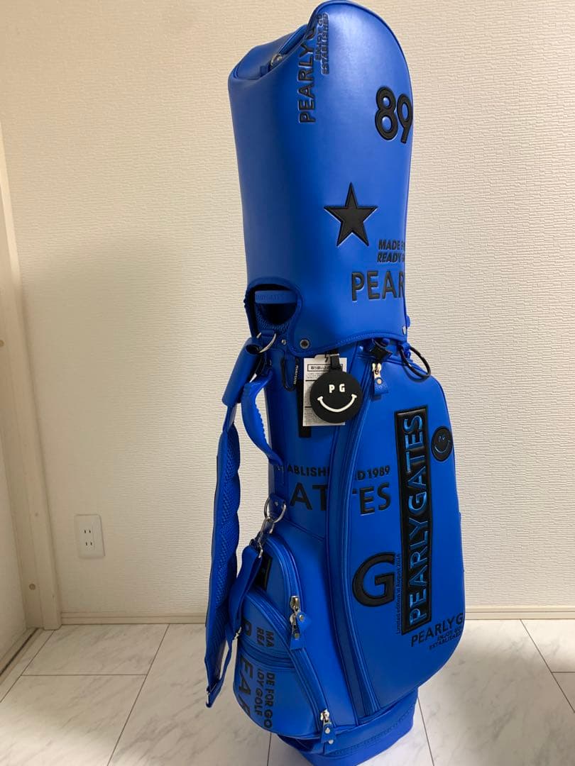 限定カラーブルー・青 PEARLY GATES キャディバッグ パーリーゲイツ