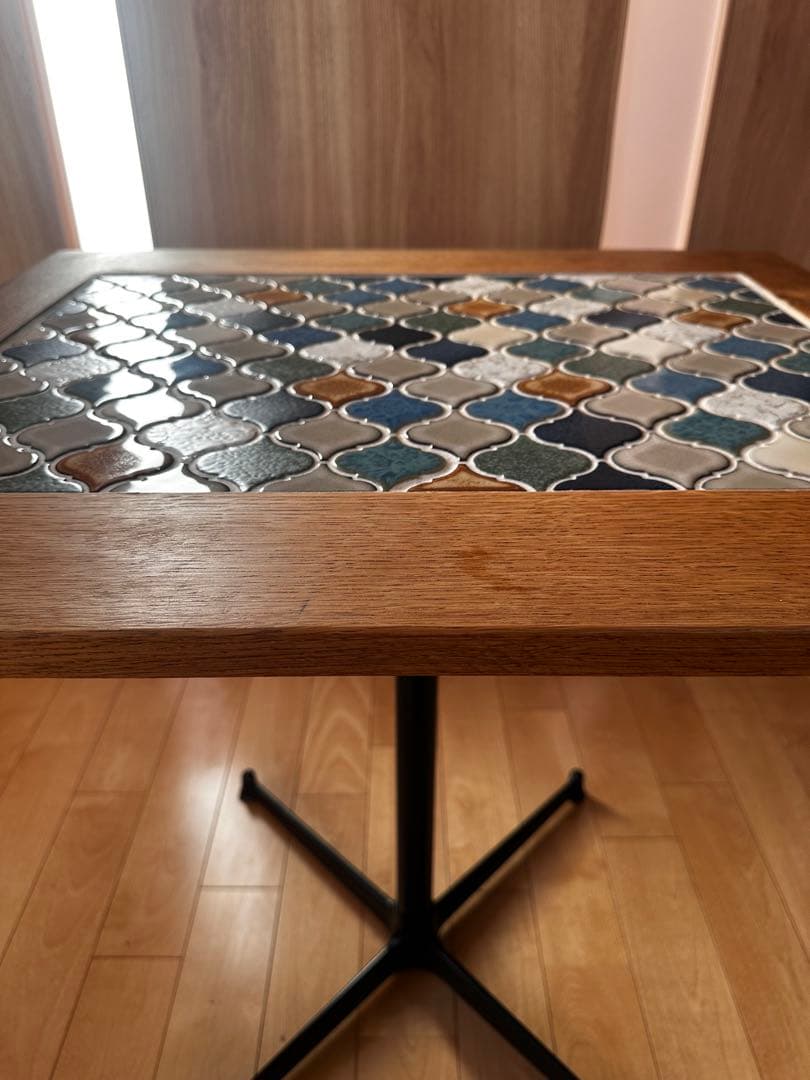 タイル模様 カフェ風テーブル SWITCH（スウィッチ） スイッチ Tile cafe table タイルカフェテーブル