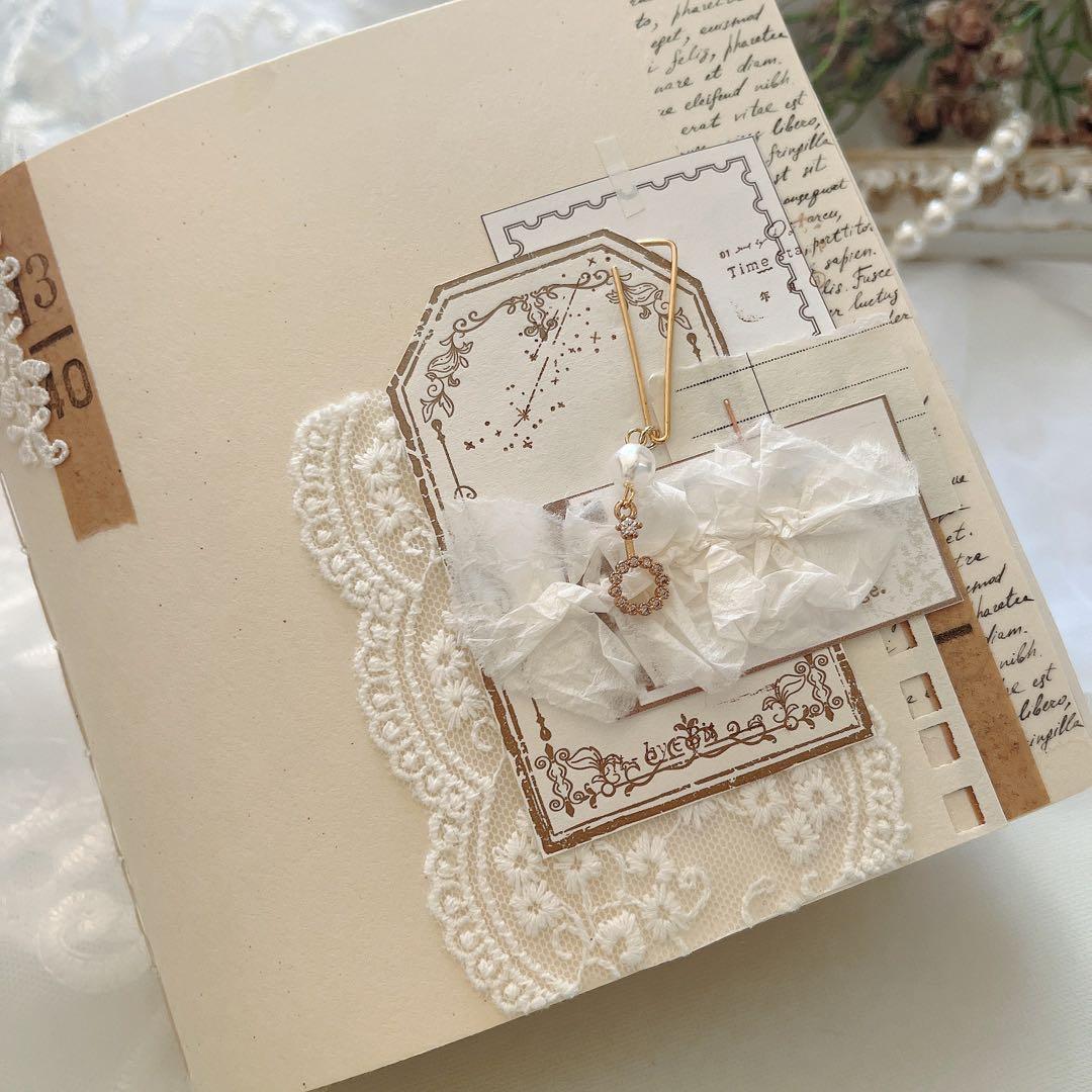 collagenote 18page コラージュ 和紙 journal