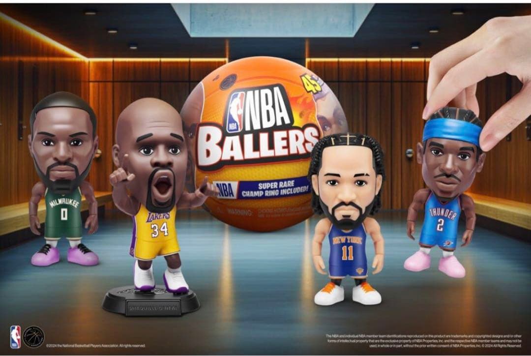NBA Ballers フィギュアとボールセット - メルカリ