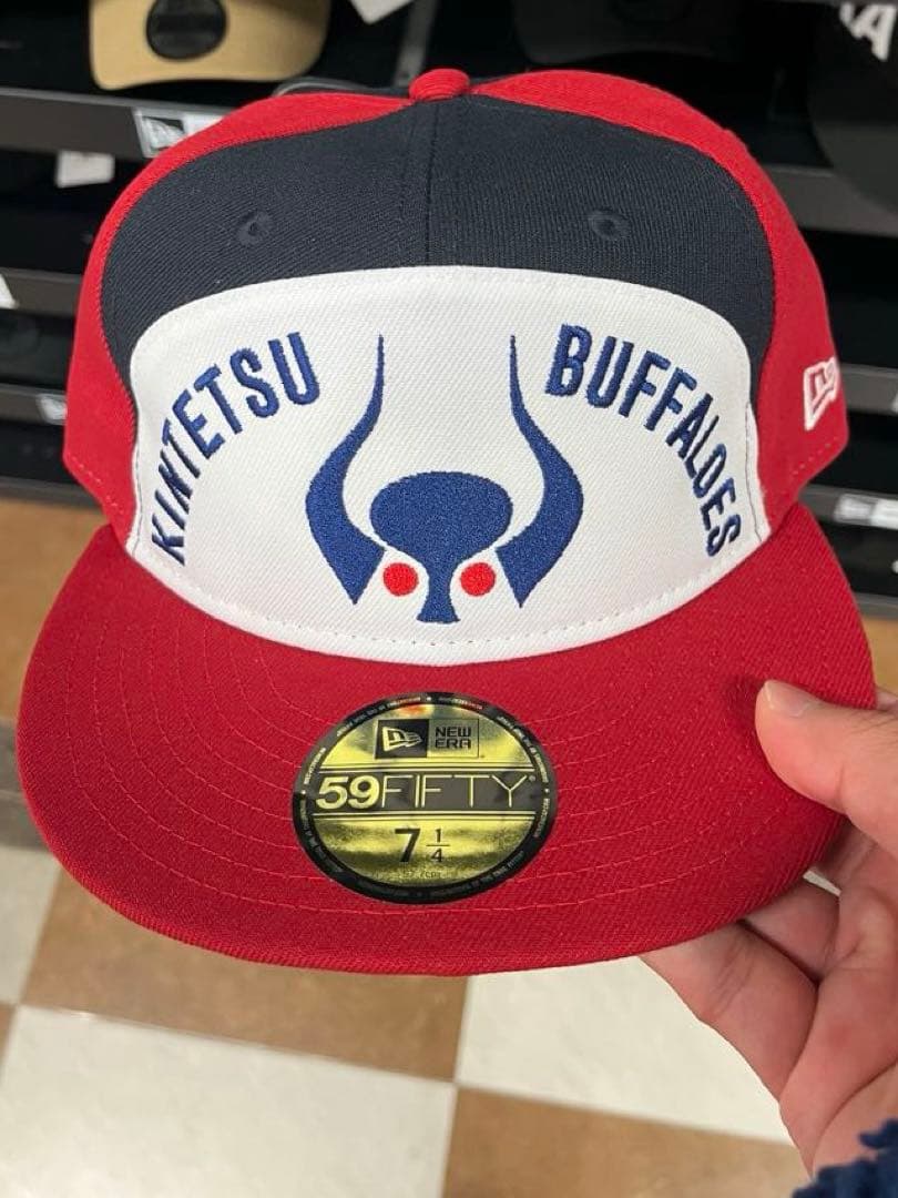 本日限りNewEra ニューエラ 59FIFTY 近鉄バッファローズ 7 1/4 - メルカリ