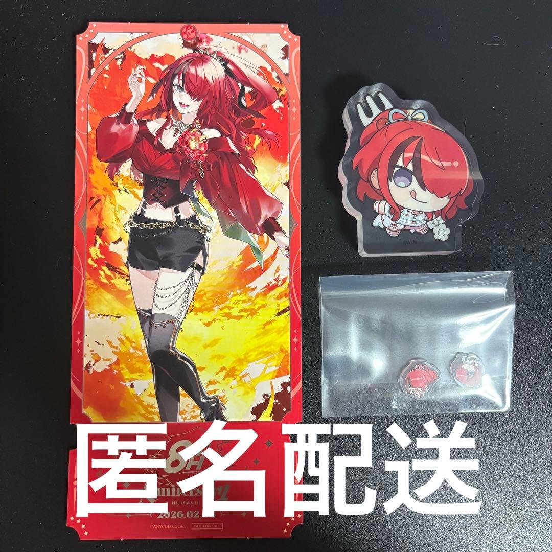 レイン・パターソン にじさんじ アクリルブロック with cake 8th