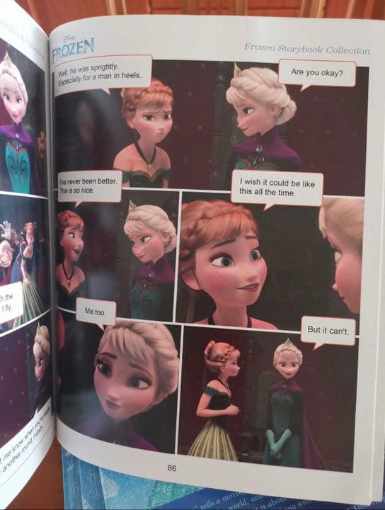 No.275 Frozen4冊漫画版 音声絵本