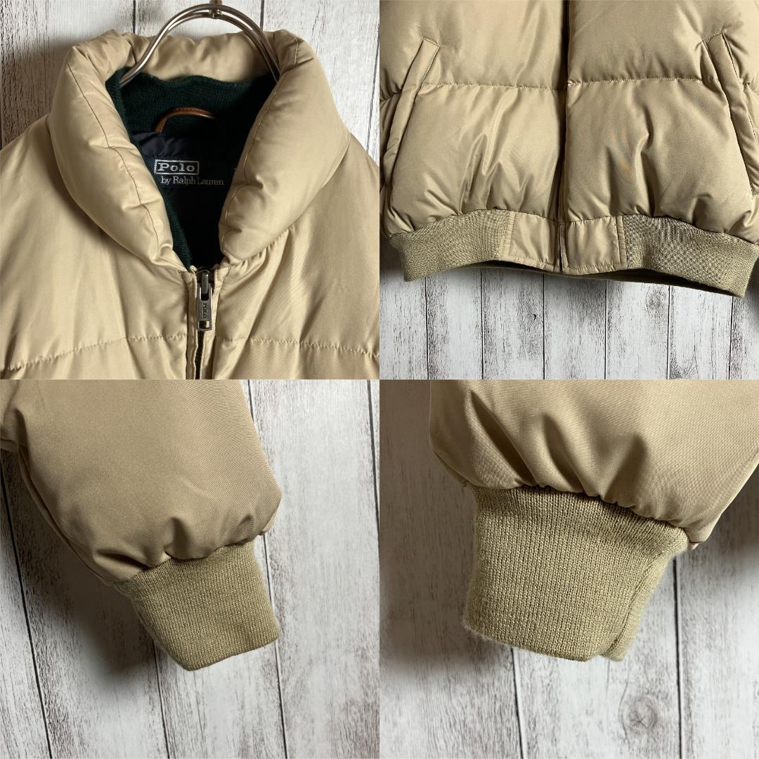 90s】ポロラルフローレン☆ダウンジャケット 短丈 肉厚 ビンテージ