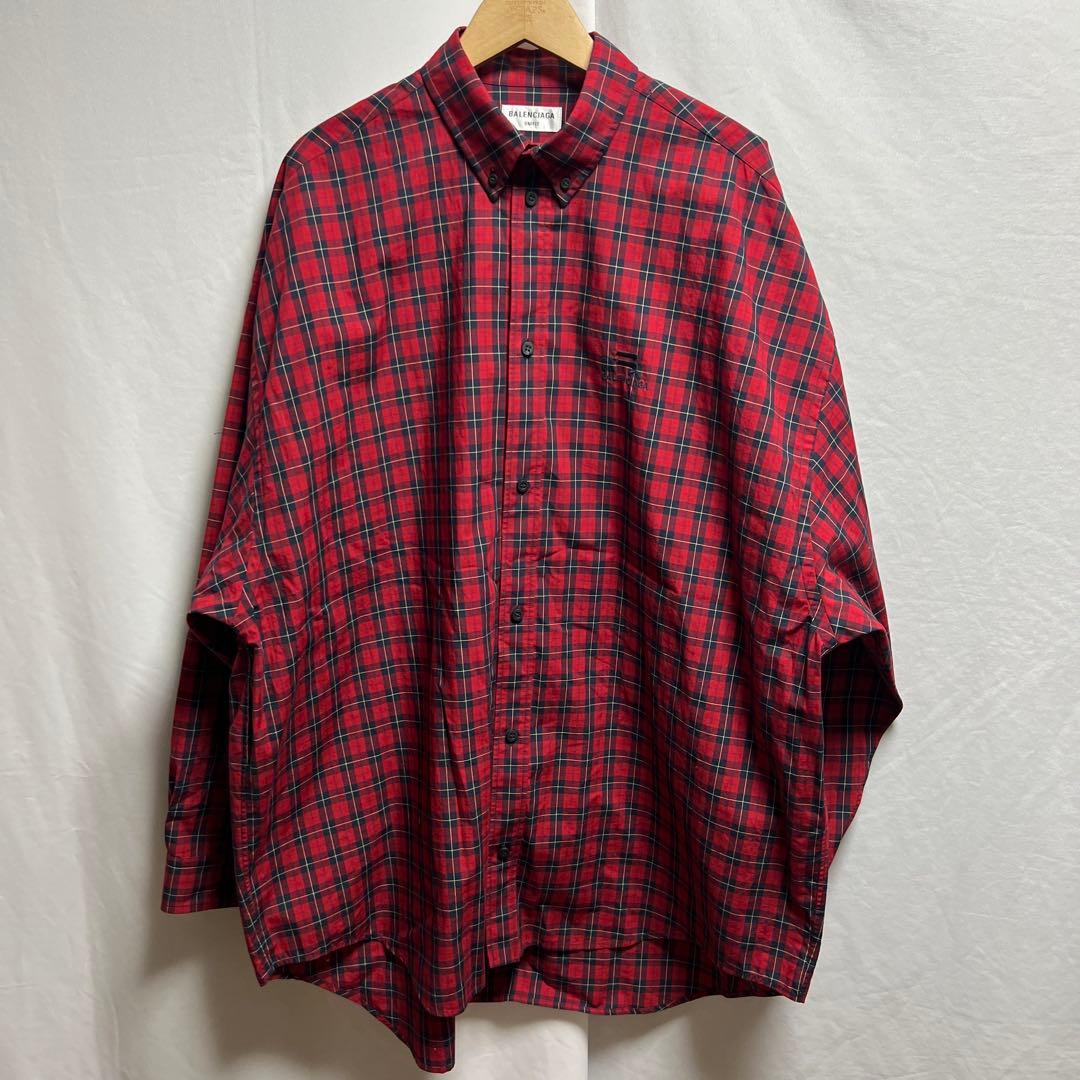 にこにこセレクト様専用】Brioni ベージュチェック柄 長袖ポロシャツ 48