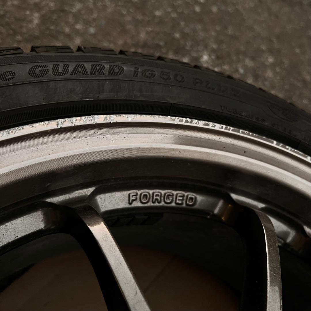 鍛造Rays VOLK RACING RE30 8J PCD100 スタッドレス - メルカリ