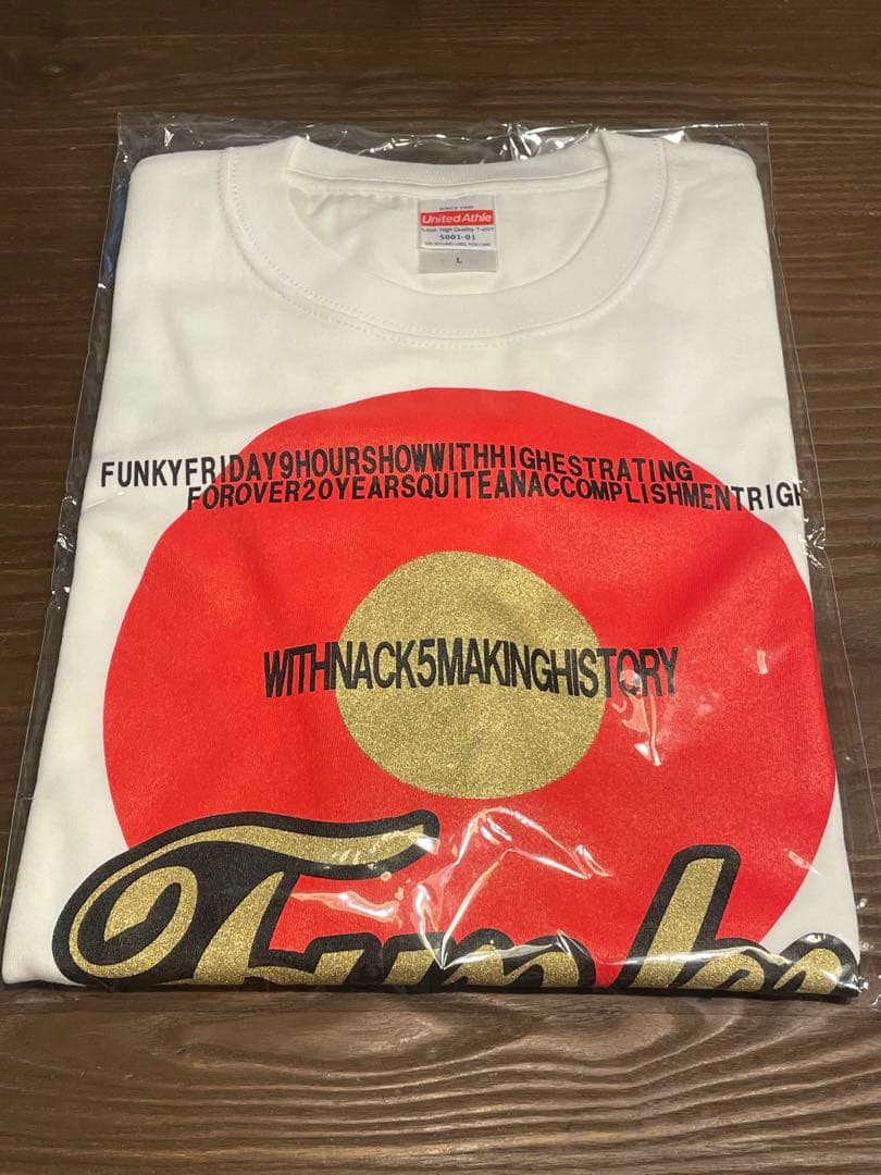 NACK5 FUNKY FRIDAY ファンフラ Tシャツ+ステッカー10枚 - メルカリ