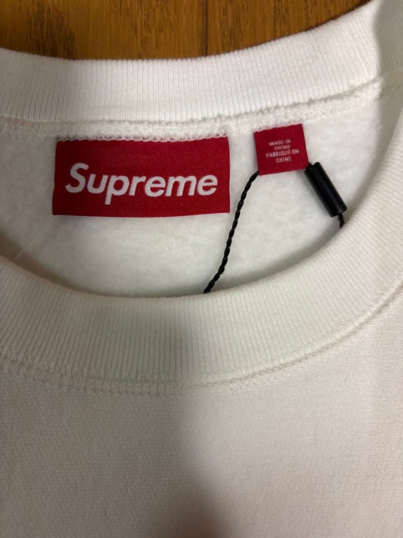 トップス Supreme Washed Box Logo Crewneck \"White\"