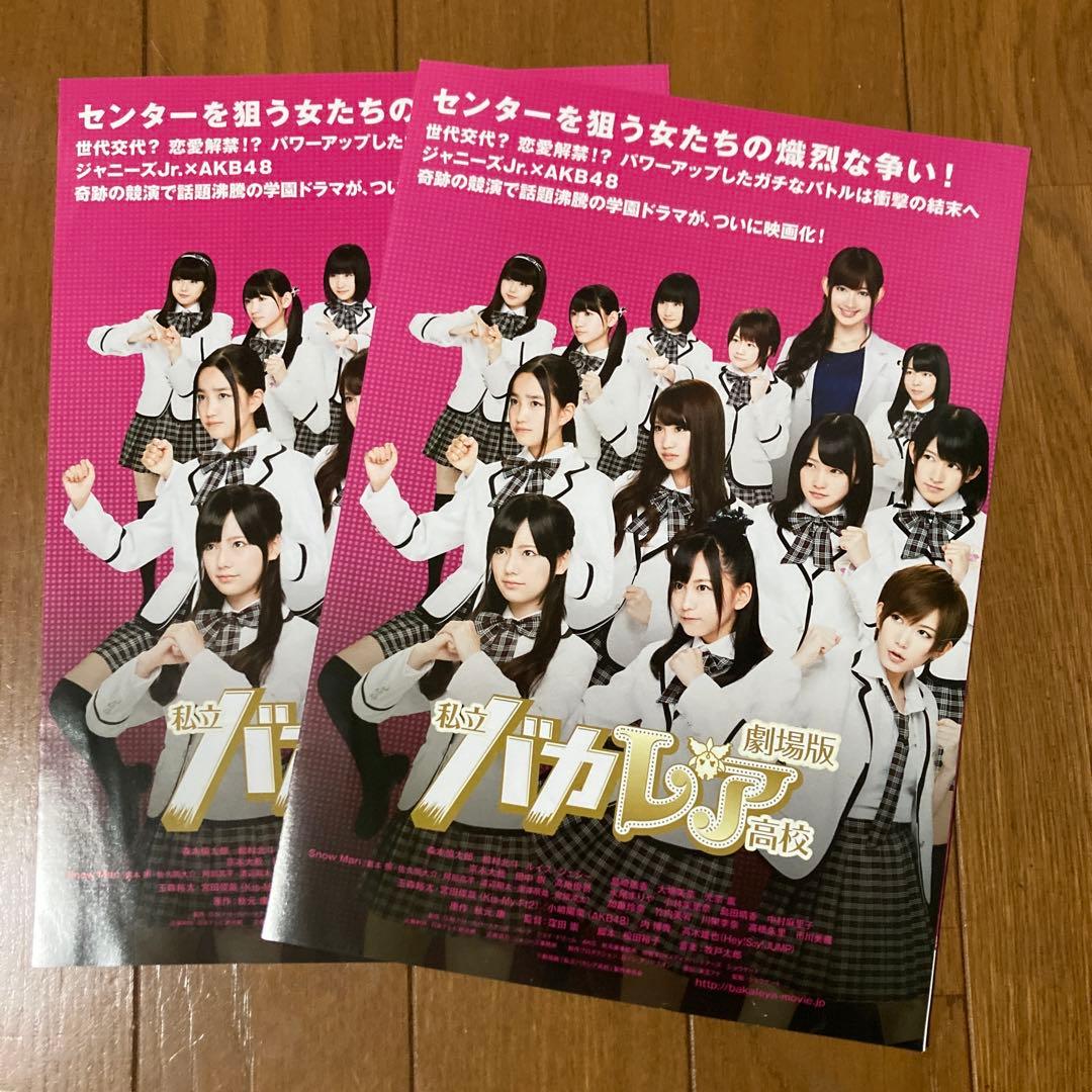 劇場版 私立バカレア高校 フライヤー2枚セット - メルカリ