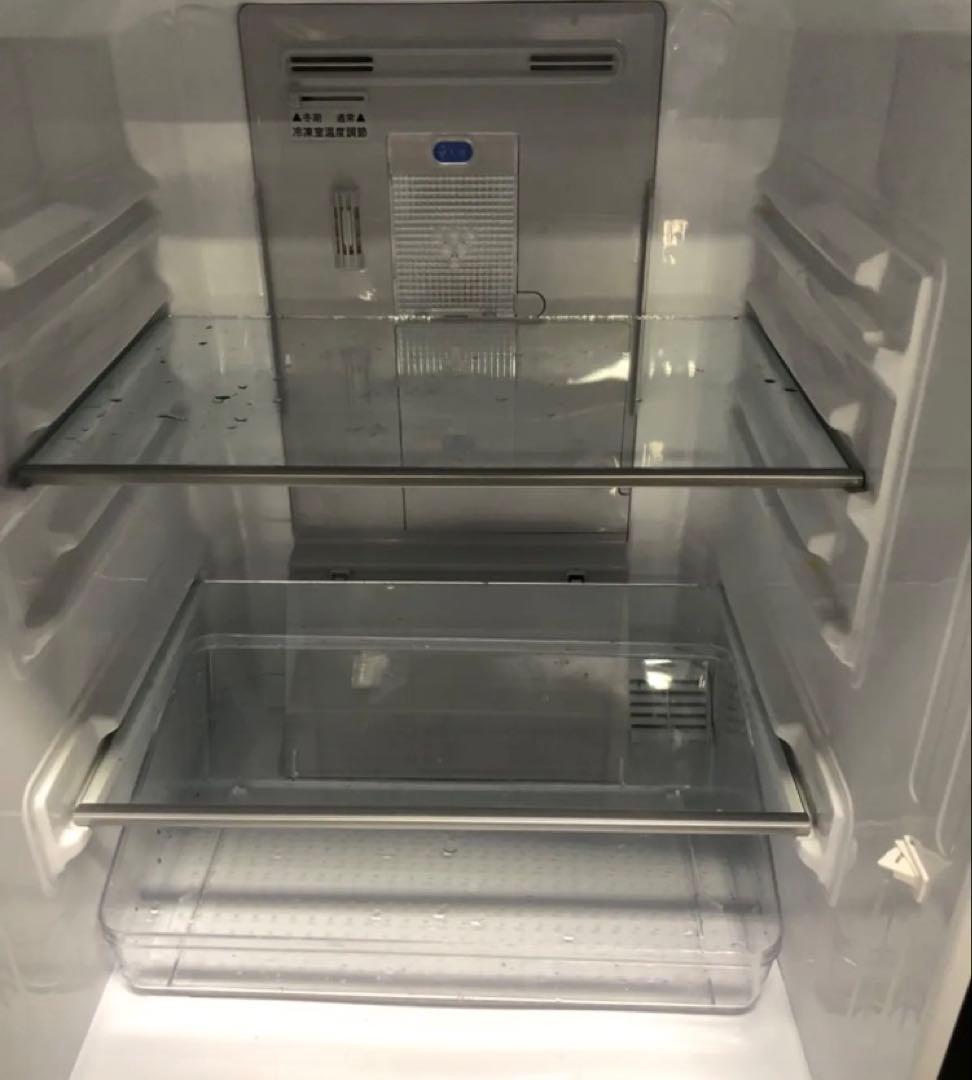 10h38 SHARP 単身用冷蔵庫 2ドア 黒 137L SJ-GD14C