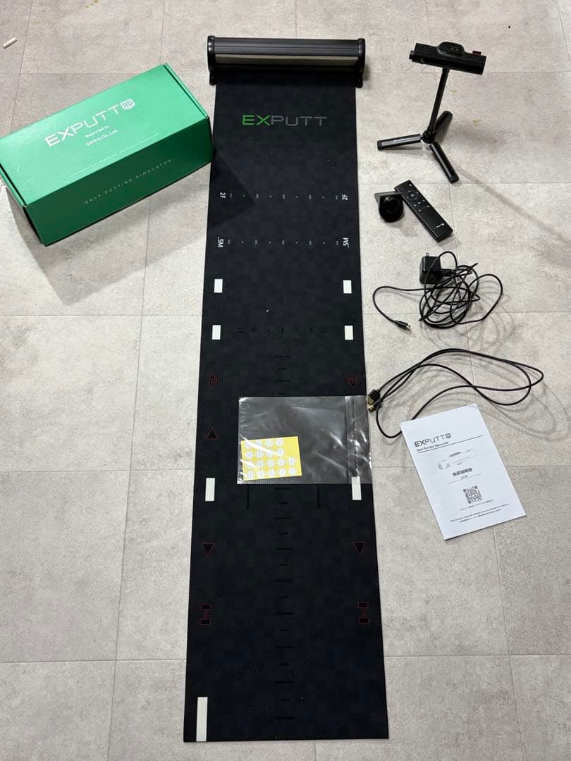 EXPUTT PG リアルパターシュミレーター 楽天市場】GPRO日本正規品 家庭用スクリーンパッティング