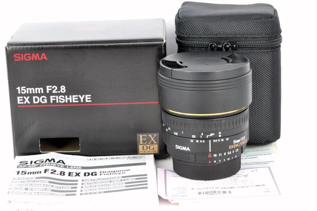 NIKON用☆美品☆SIGMA 15mm F2.8 EX D FISHEYE