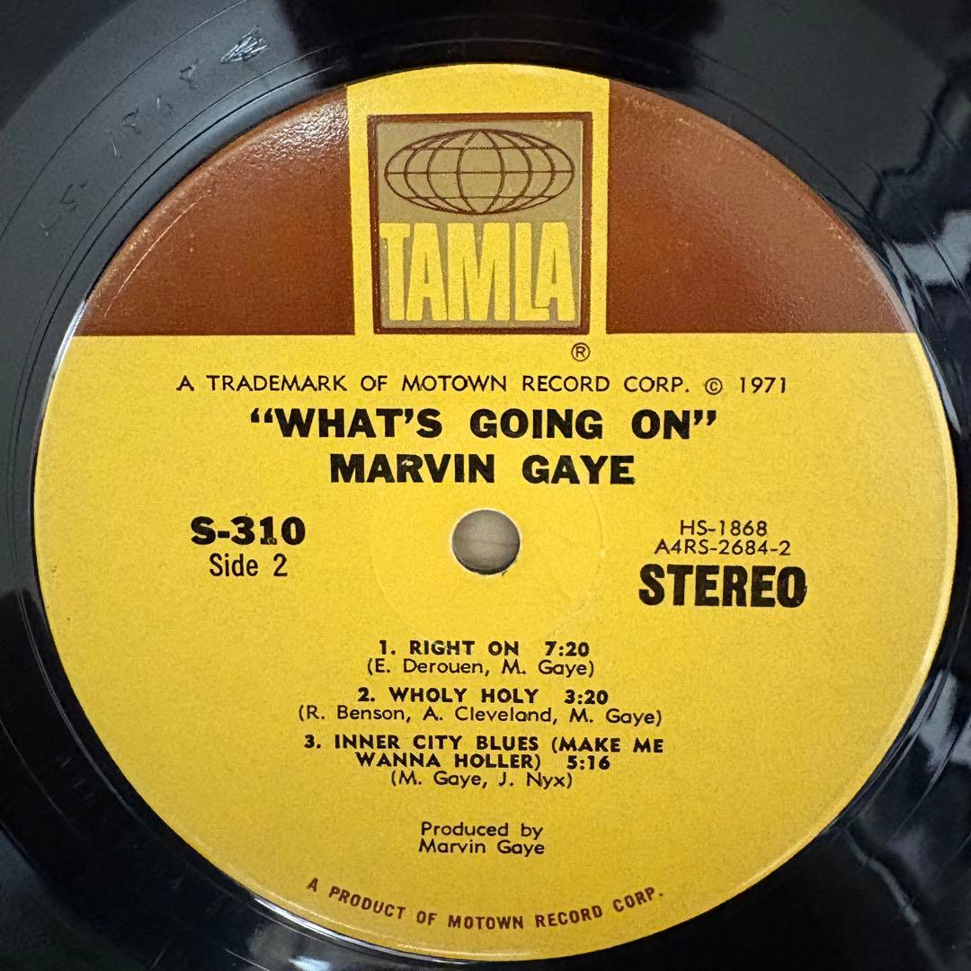 メガレア！】マーヴィン・ゲイ/ホワッツ・ゴーイン・オン 稀少US