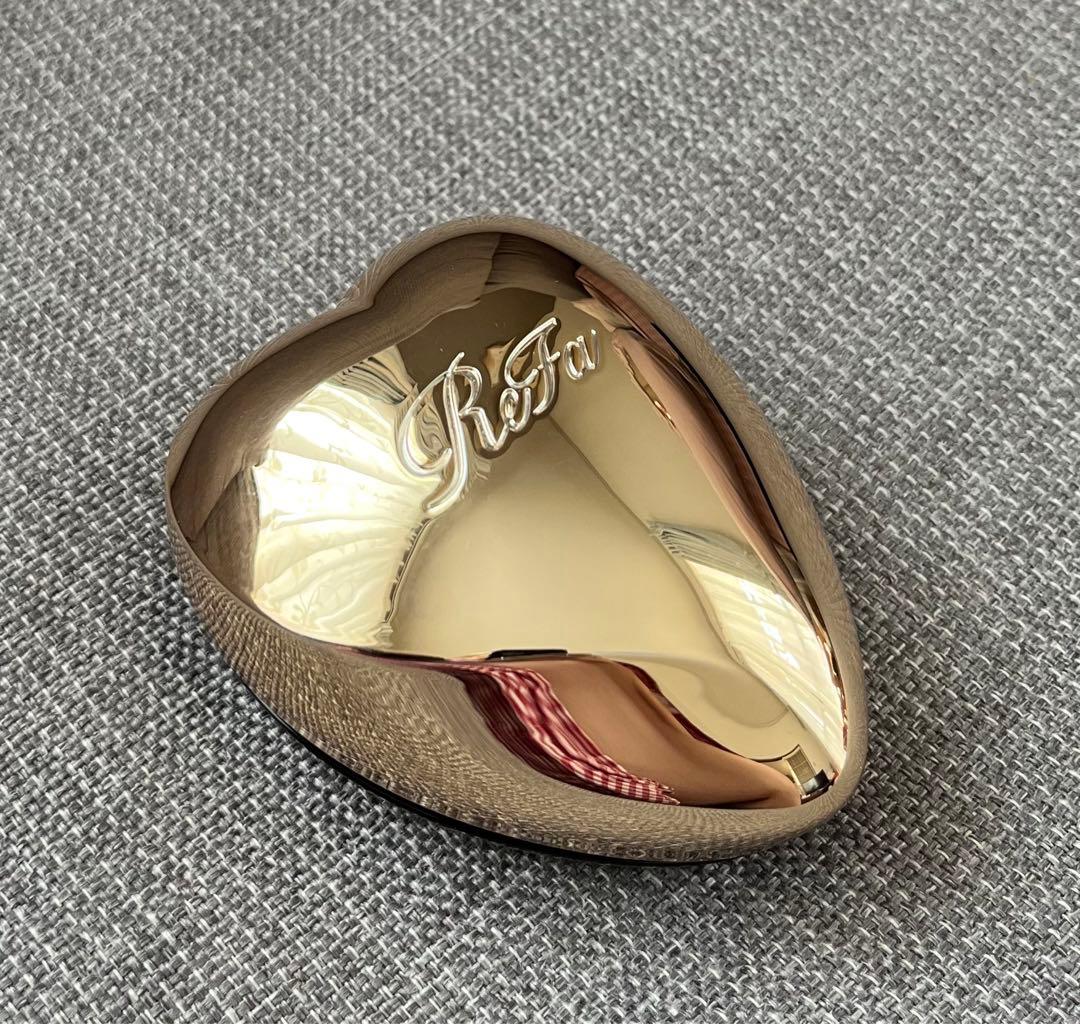 リファrefa ハートブラシ シャンパンゴールド - メルカリ