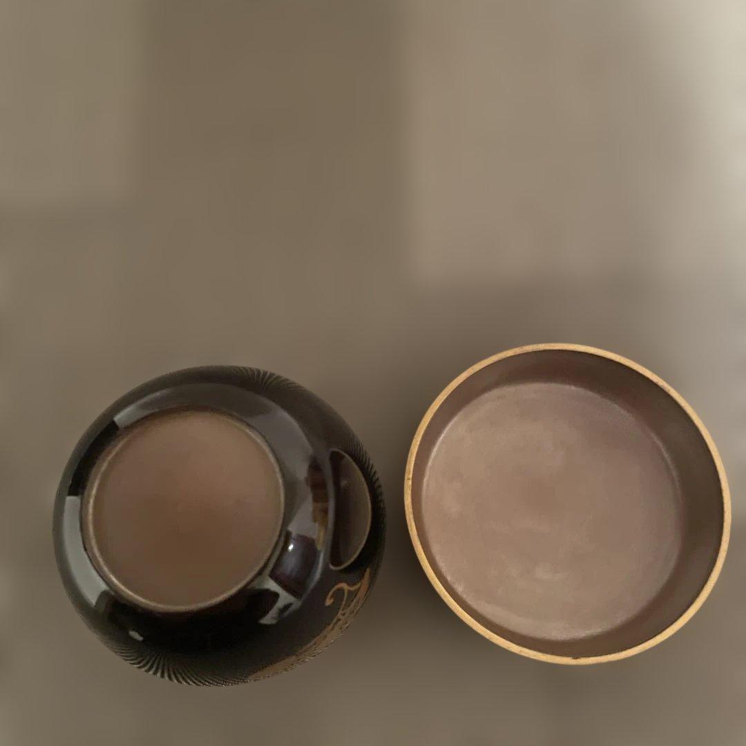 海松貝蒔絵 中棗 平安 鈴木光入