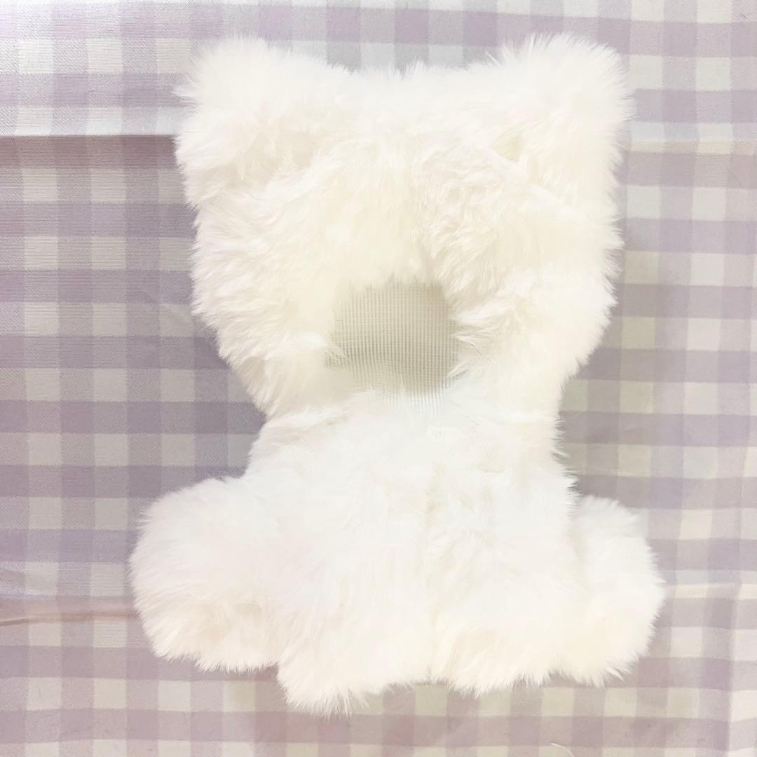 ぬい服 ねこ 白 おすわり 10cm ちびぐるみ - メルカリ