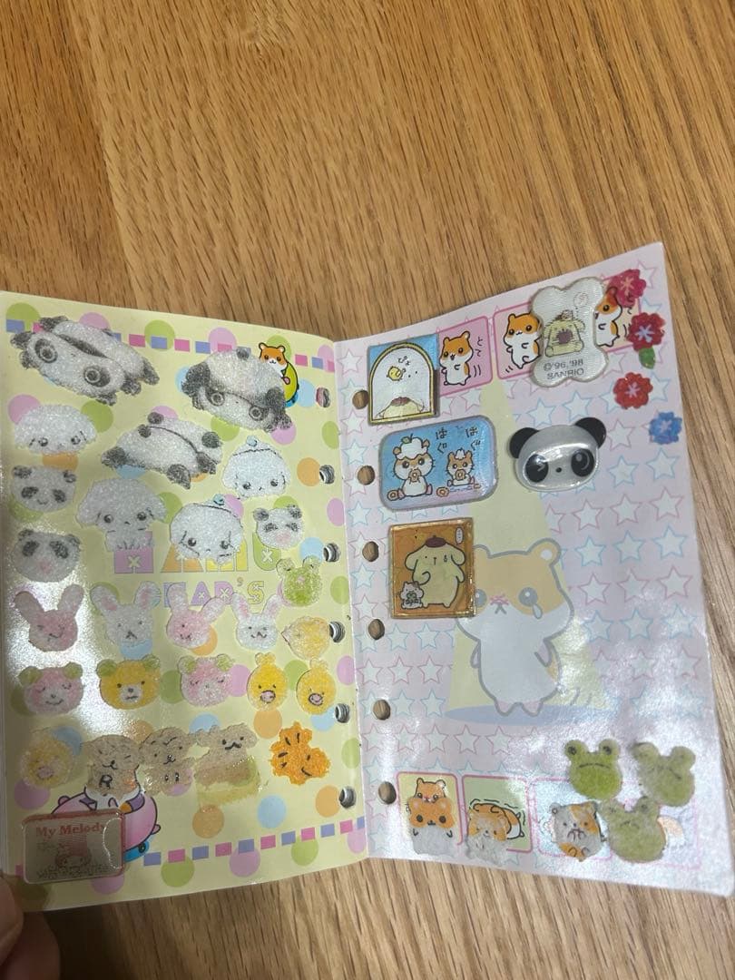 平成レトロ 当時物 シール帳 ぱんちゃん ハムちゃんズワールド 希少
