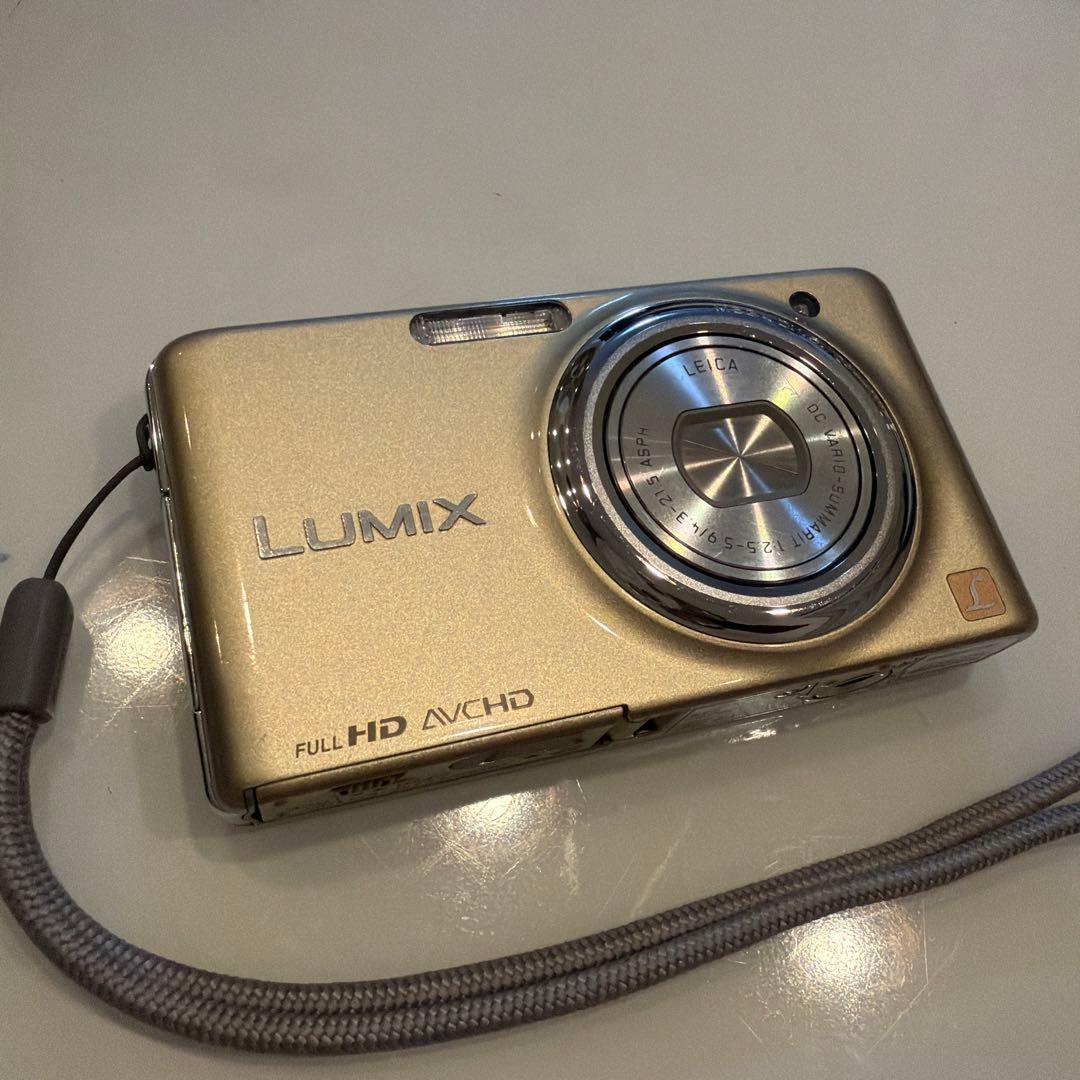 Panasonic LUMIX DMC-FX77 ゴールド 中古：B(並品)】パナソニック LUMIX DMC-FX77 レオパードゴールド