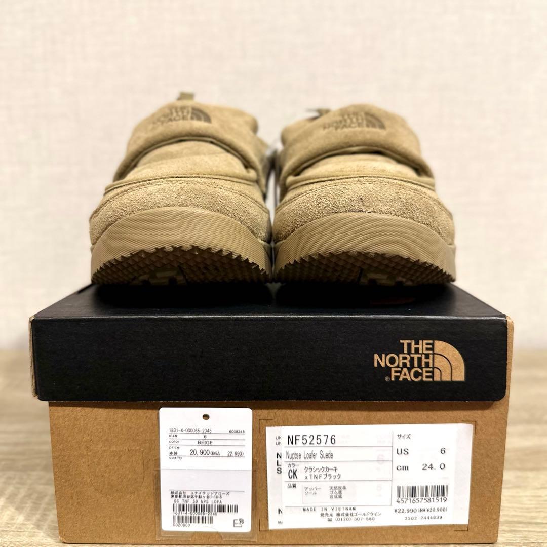 新品】THE NORTH FACE ヌプシ ローファー スエード 24㎝ - メルカリ