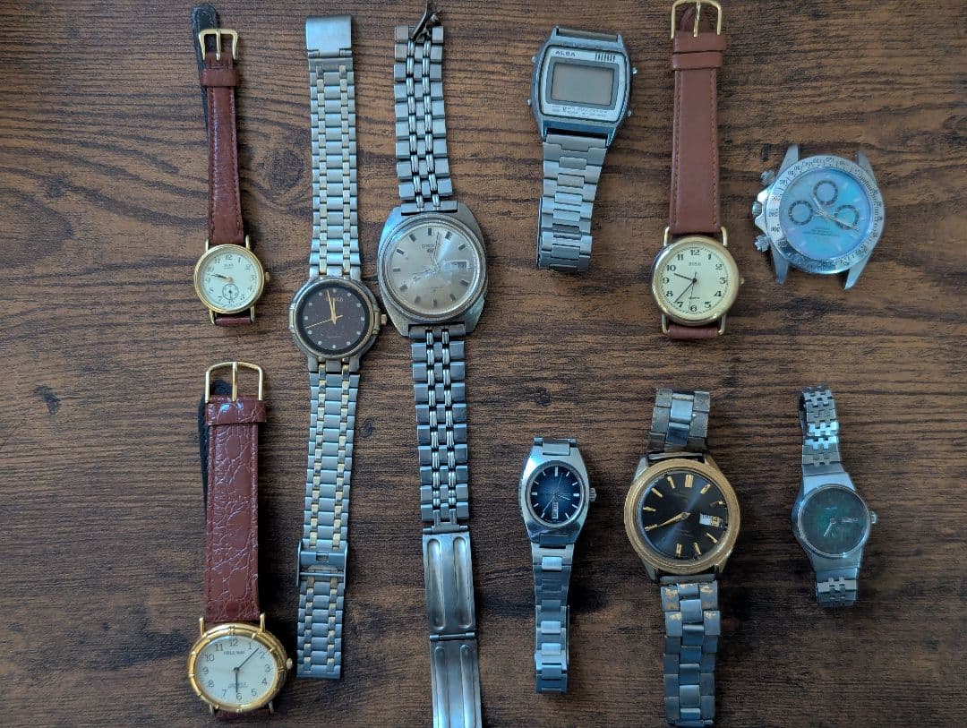 ジャンク】腕時計 メンズ、レディース まとめ 10点 - メルカリ