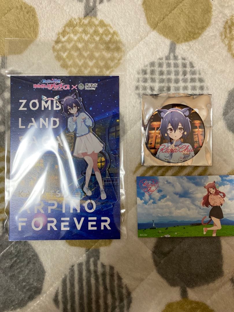 ゾンビランドサガ 唐津 アクリルスタンド&缶バッジ 水野愛 おまけ付き