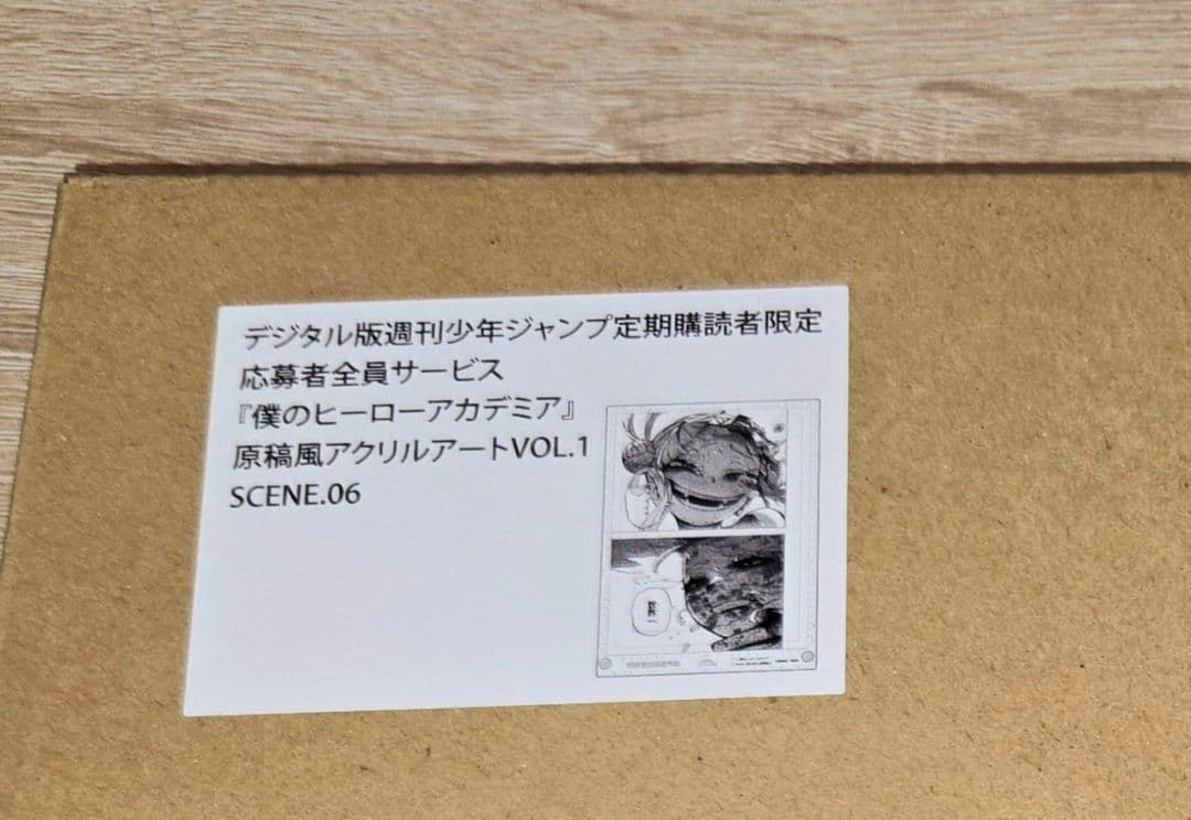 ヒロアカ/原稿風アクリルアート/scene.06/トガヒミコ/麗日お茶子/未