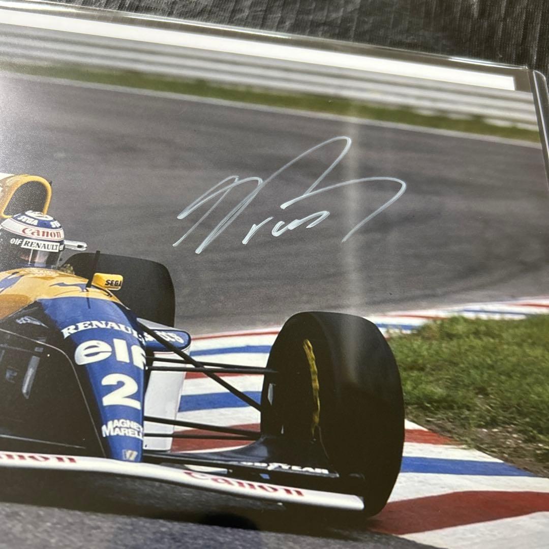 アラン・プロスト 直筆サイン入りフォト ウィリアムズ F1 - メルカリ