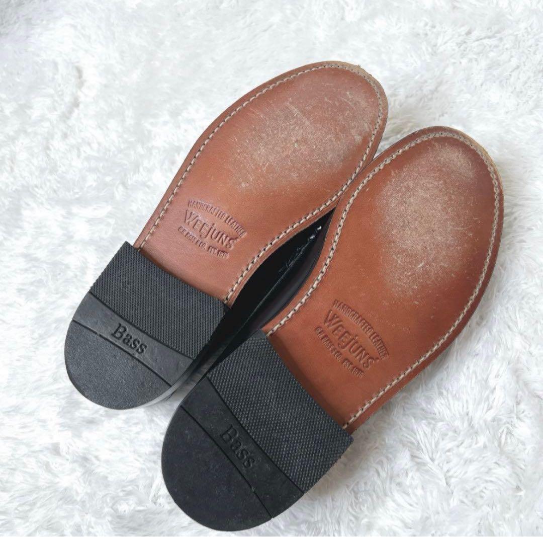 未使用級✨G.H.BASS WEEJUNS ローファー 本革 ブラック